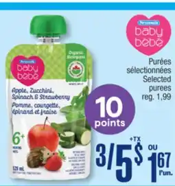 Jean Coutu PERSONNELLE Selected purees offer