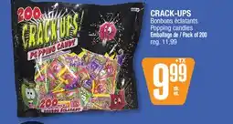 Jean Coutu CRACK-UPS Popping candies offer