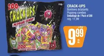 Jean Coutu CRACK-UPS Popping candies offer