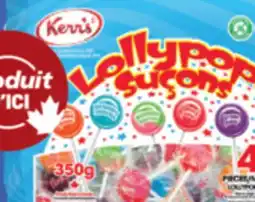 Jean Coutu KERR'S Lollypops offer
