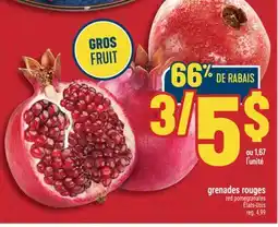 Marché Adonis Grenades rouges | Red pomegranates offer