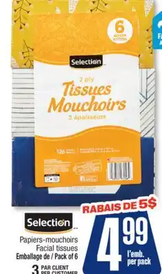 Jean Coutu SELECTION Facial tissues offer