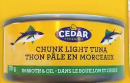 Marché Adonis THON PÂLE EN MORCEAUX CEDAR | CEDAR LIGHT TUNA offer