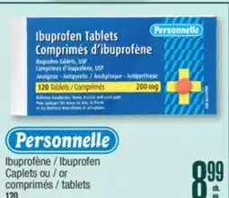 Jean Coutu PERSONNELLE Ibuprofen or tablets offer