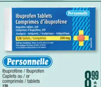 Jean Coutu PERSONNELLE Ibuprofen or tablets offer
