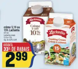 Marché Adonis CRÈME 5,10 OU 15% LACTANTIA | LACTANTIA CREAM 5,10 OR 15% offer