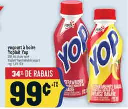 Marché Adonis YOGOURT À BOIRE YOPLAIT YOP | YOPLAIT YOP DRINKABLE YOGURT offer