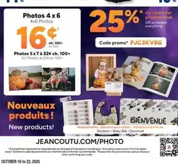 Jean Coutu 4x6 Photos offer