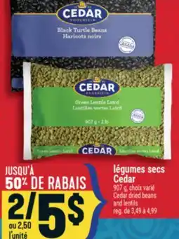 Marché Adonis Légumes secs Cedar | Cedar dried beans and lentils offer