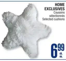 Jean Coutu HOME EXCLUSIVES Selected cushions offer