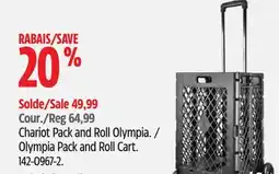 Canadian Tire Olympia Pack and Roll Cart offer