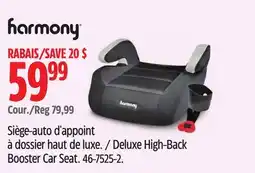 Canadian Tire harmony Deluxe High-Back Booster Car Seat offer