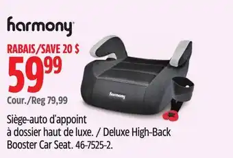 Canadian Tire harmony Deluxe High-Back Booster Car Seat offer