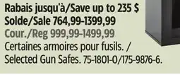Canadian Tire Selected Gun Safes offer