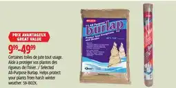 Canadian Tire Quest Selected All-Purpose Burlap offer