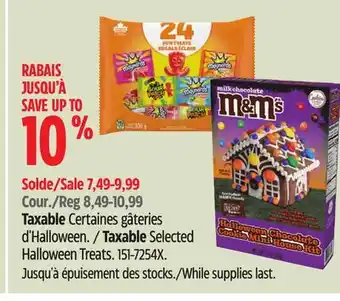 Canadian Tire Maynards Taxable Selected Halloween Treats offer