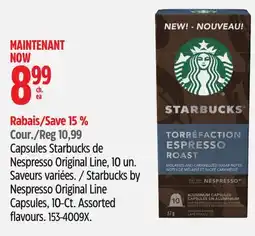 Canadian Tire Starbucks by Nespresso Original Line Capsules offer