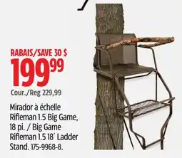 Canadian Tire Big Game Rifleman 1.5 18´ Ladder Stand offer