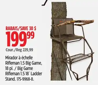 Canadian Tire Big Game Rifleman 1.5 18´ Ladder Stand offer