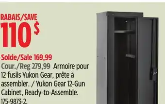 Canadian Tire Yukon Gear 12-Gun Cabinet, Ready-to-Assemble offer