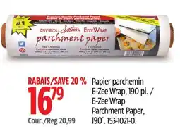 Canadian Tire E-Zee Wrap Parchment Paper offer