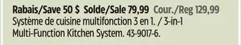 Canadian Tire Hamilton 3-in-1 Multi-Function Kitchen System offer