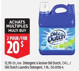 Canadian Tire Old Dutch Laundry Detergent, 7.4L offer