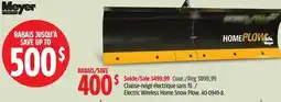 Canadian Tire Meyer Electric Wireless Home Snow Plow offer