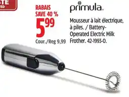 Canadian Tire Primula Battery- Operated Electric Milk Frother offer
