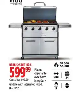 Canadian Tire Griddle with Integrated Hood offer