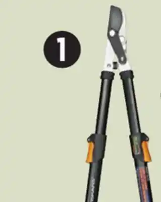Canadian Tire Fiskars Power Lever Telescopic Bypass Lopper offer