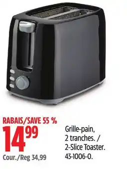 Canadian Tire MASTER Chef 2-Slice Toaster offer
