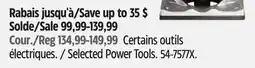 Canadian Tire Bosch Selected Power Tools offer