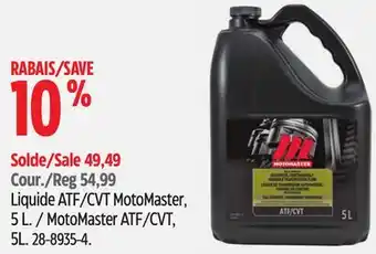 Canadian Tire MotoMaster ATF/CVT offer