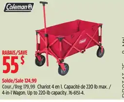 Canadian Tire 4-in-1 Wagon. Up to 220-lb capacity offer