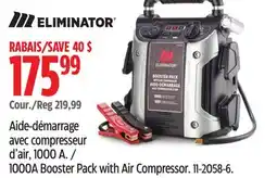 Canadian Tire Motomaster 1000A Booster Pack with Air Compressor offer