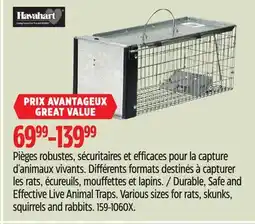 Canadian Tire Havahart Durable, Safe and Effective Live Animal Traps offer