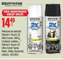 Canadian Tire Rust-Oleum Painter's Touch 2X Ultra Cover Spray Paint offer
