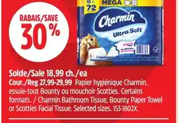 Canadian Tire Charmin Bathroom Tissue, Bounty Paper Towel or Scotties Facial Tissue offer