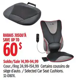 Canadian Tire Selected Car Seat Cushions offer