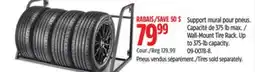 Canadian Tire Motomaster Wall-Mount Tire Rack offer