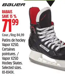 Canadian Tire Bauer Vapor X250 Hockey Skates offer