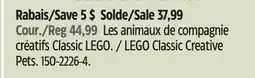 Canadian Tire LEGO Classic Creative Pets offer