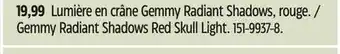 Canadian Tire Gemmy Radiant Shadows Red Skull Light offer