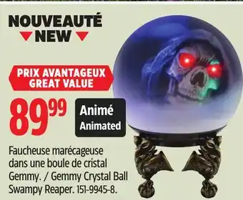 Canadian Tire Gemmy Crystal Ball Swampy Reaper offer