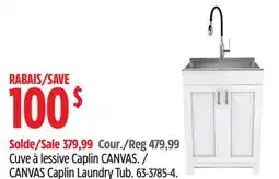 Canadian Tire CANVAS Caplin Laundry Tub offer