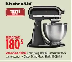 Canadian Tire KitchenAid Classic Stand Mixer offer
