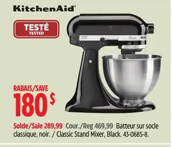 Canadian Tire KitchenAid Classic Stand Mixer offer
