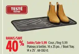 Canadian Tire Multy Boot Tray offer