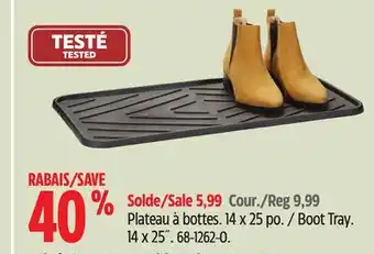 Canadian Tire Multy Boot Tray offer